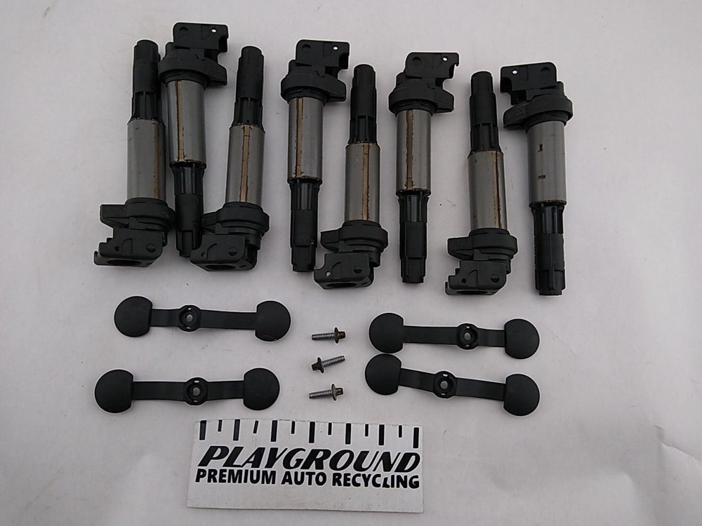 BMW 650i E63 E64 Set Of 8 Ignition Igniter Coils Bosch 4.8L V8 8 Cyl Fits 06-10