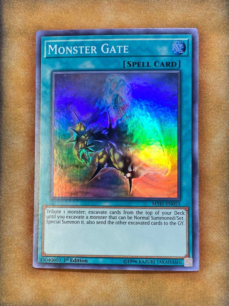 YuGiOh Monster Gate MYFI-EN053 Super Rare 1st Edition Near Mint