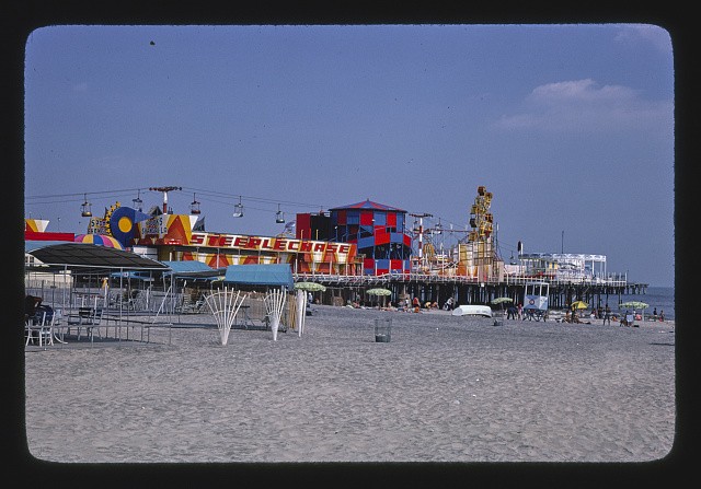 Photo:Atlantic City New Jersey Steeplechase Pier 1978 Beach Pier Amusement