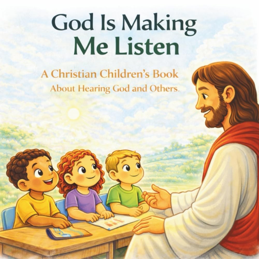 God Is Making Me Listen: A Christian Children’s Book About Hearing God and Other