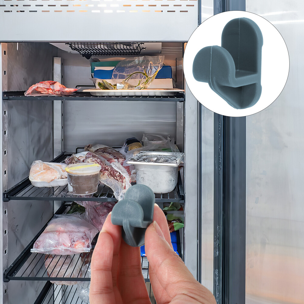 10 Pcs Bag Clips for Food Adhesive Freezer Shelf Holders Hook