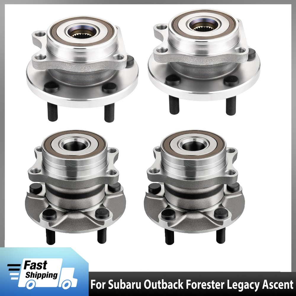 Set of 4 Front & Rear Wheel Bearing Hub For 2015-2020 Subaru Legacy Outback 2.5L