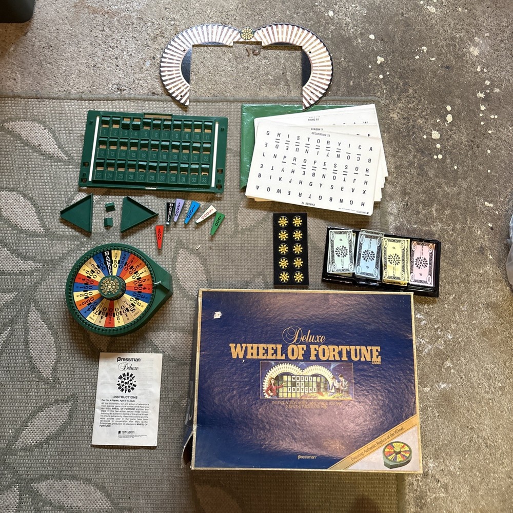 1985 Vintage Board Game “Wheel Of Fortune” 3rd Edition, used good condition