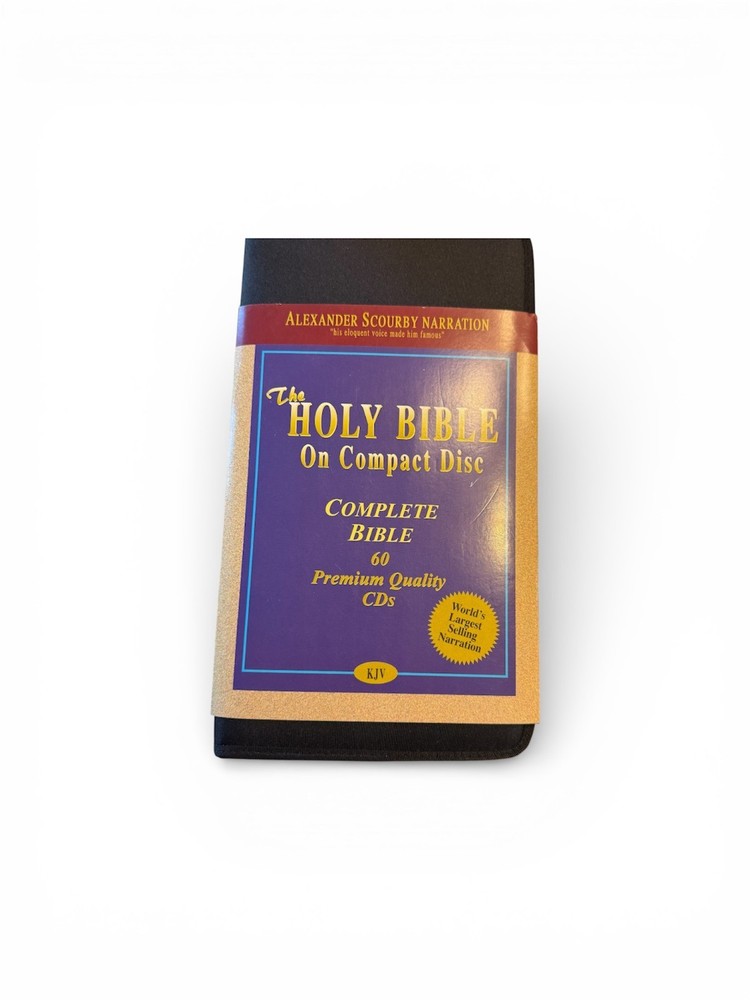 The Holy Bible Alexander Scourby Narration Complete Bible With 60 CDs KJV 2004