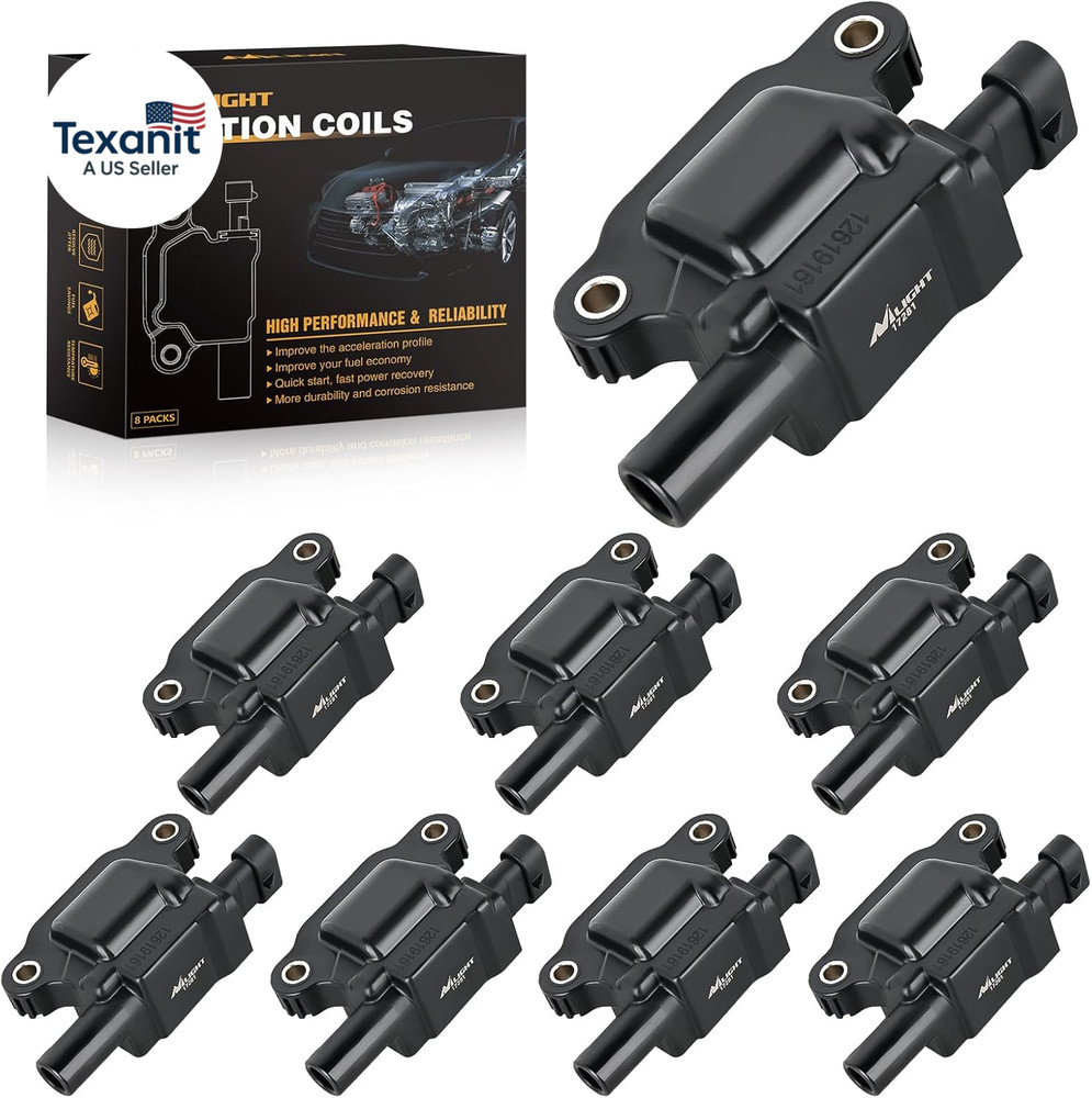 Ignition Coil Pack UF413 Fit for Chevy Silverado 1500 2500 HD Tahoe Suburban Ava