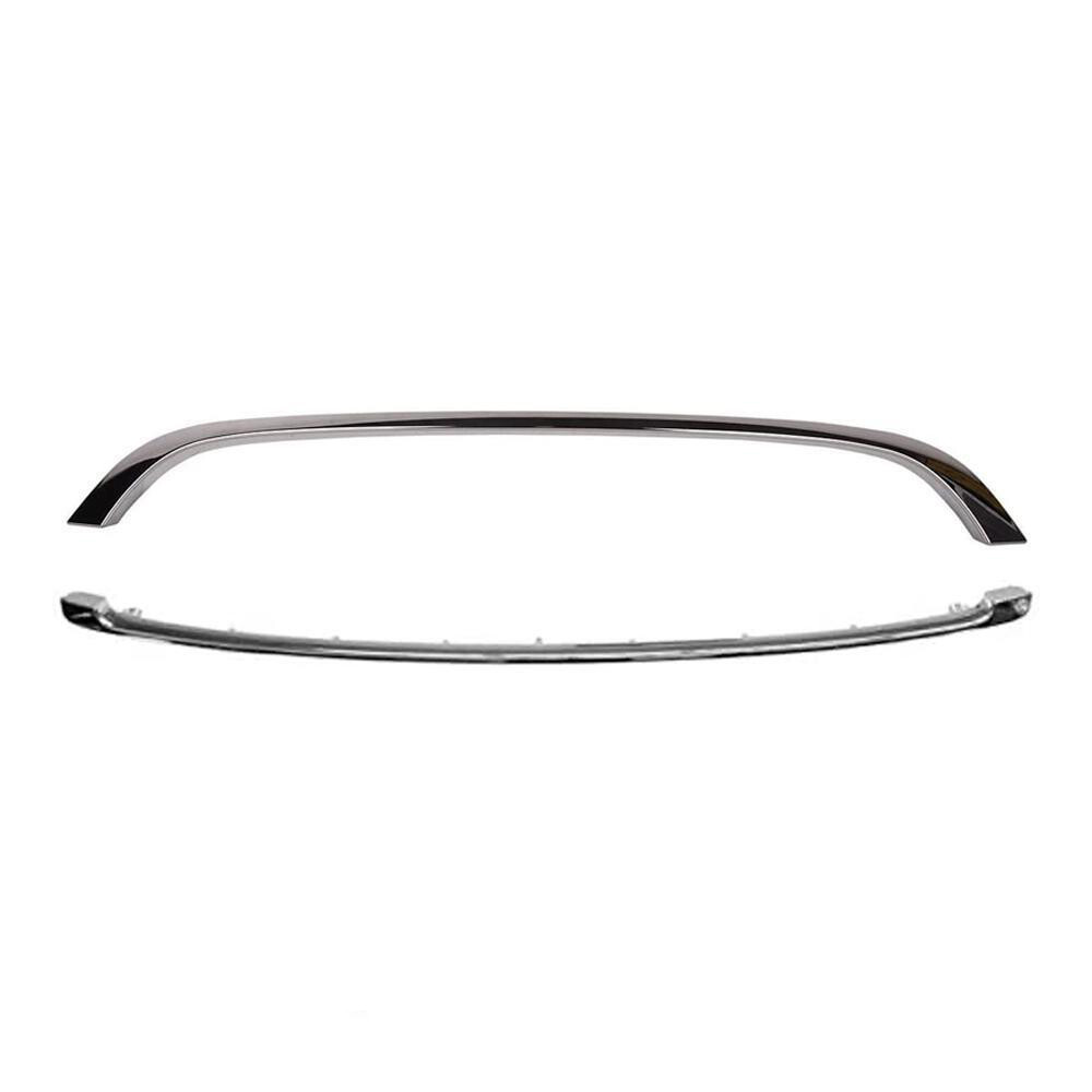 Lower & Upper Chrome Hood Molding Grille Trim For 2007-2015 Mini Cooper