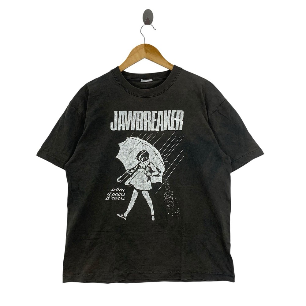 Vintage 90s JAWBREAKER When It Pains It Roars Rock Band Single Stitch Tshirt