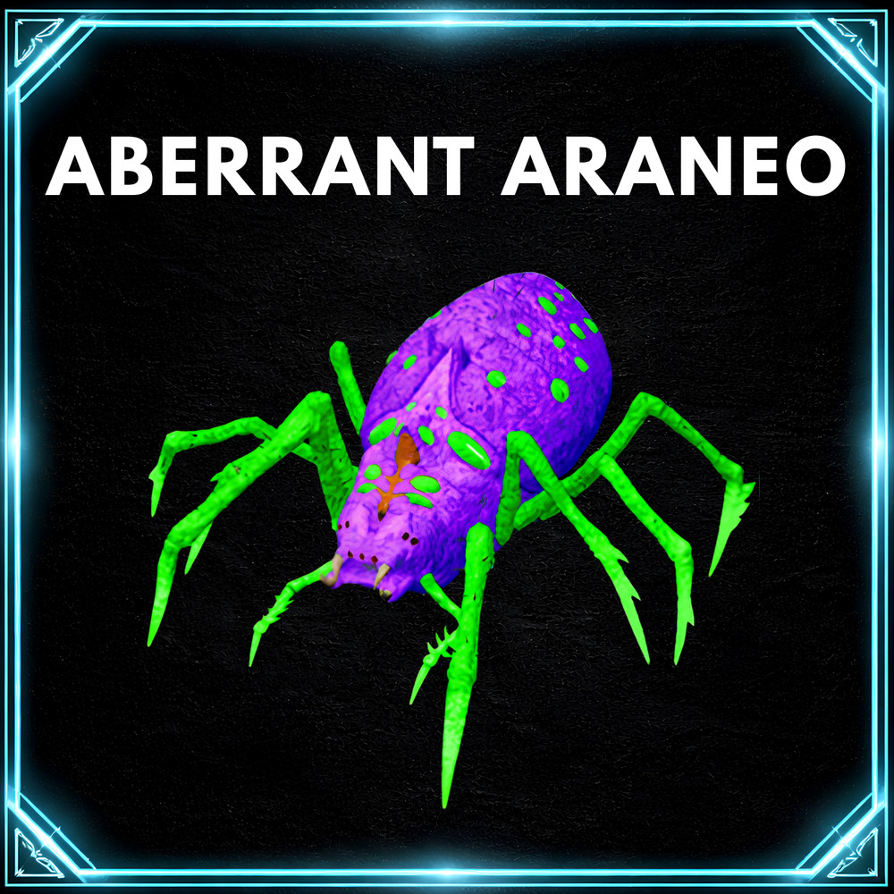 Ark Survival Ascended ASA pve ABERRANT ARANEO LEVEL 362 1007M DAMAGE