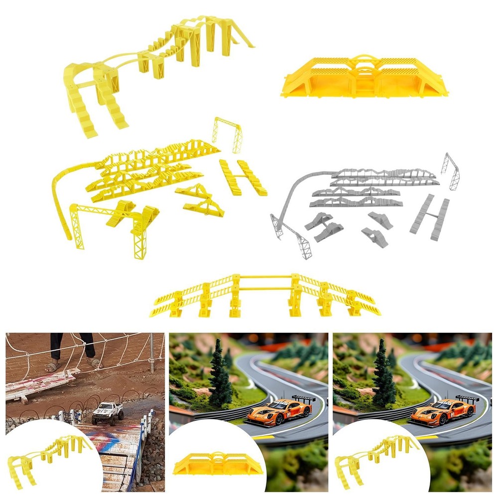 RC Bridge for 1/18 1/24 RC Climbing Scene Props Replacement Sturdy
