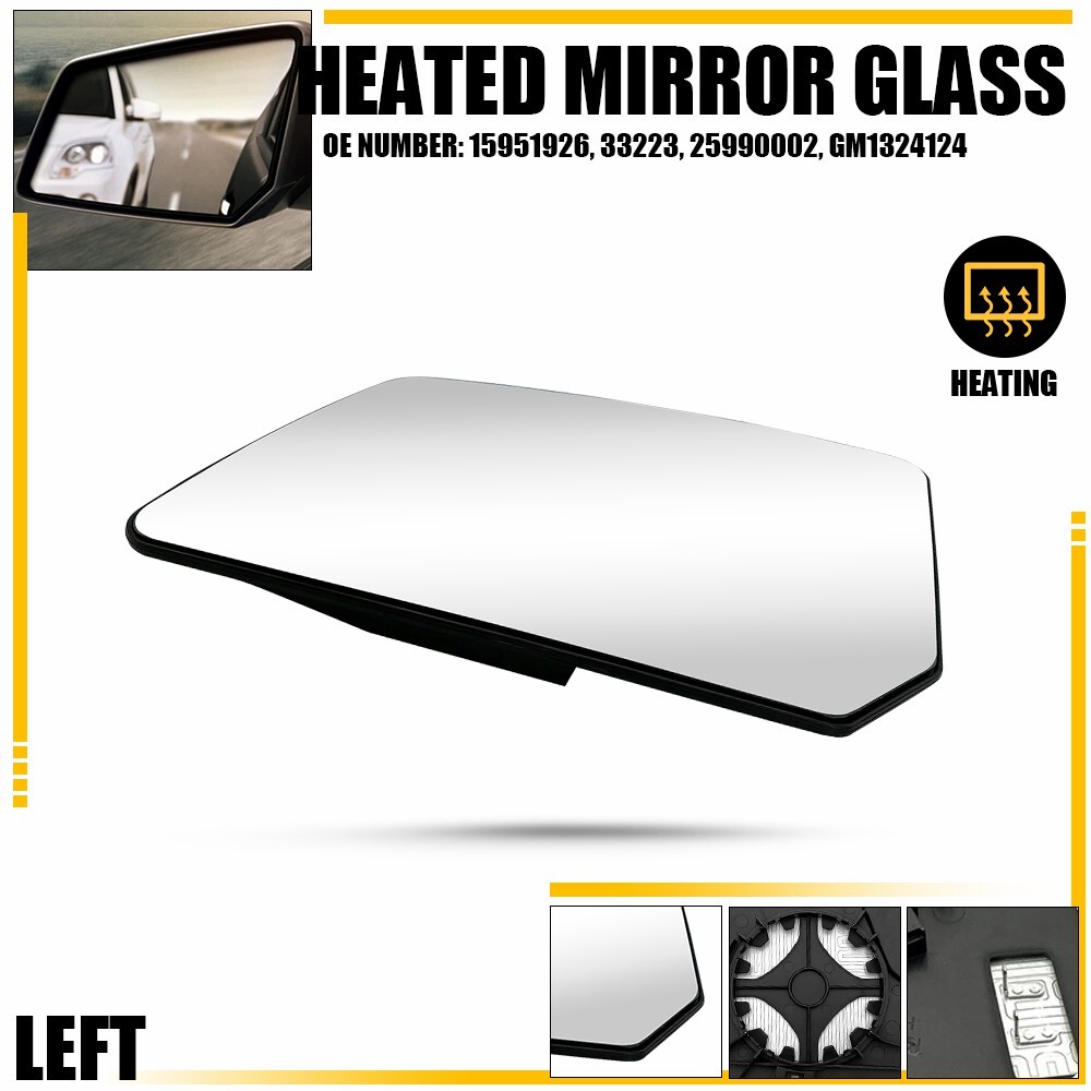 Left Side Power Heated Mirror Door Glass Fit For GMC Acadia CHEVROLET Traverse I
