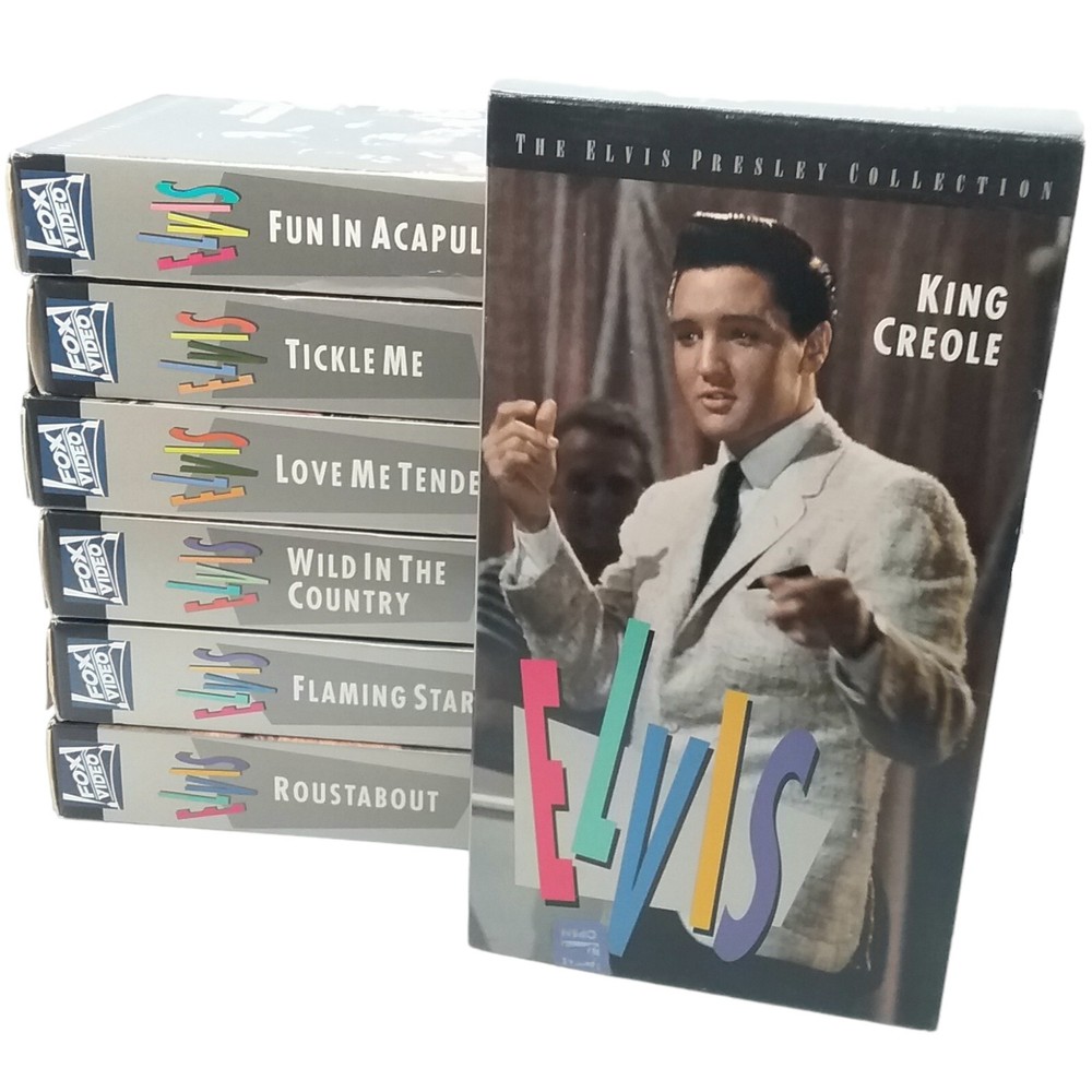 LOT Of 7 Elvis Presley VHS Movies Fox Video The Elvis Presley Collection Series