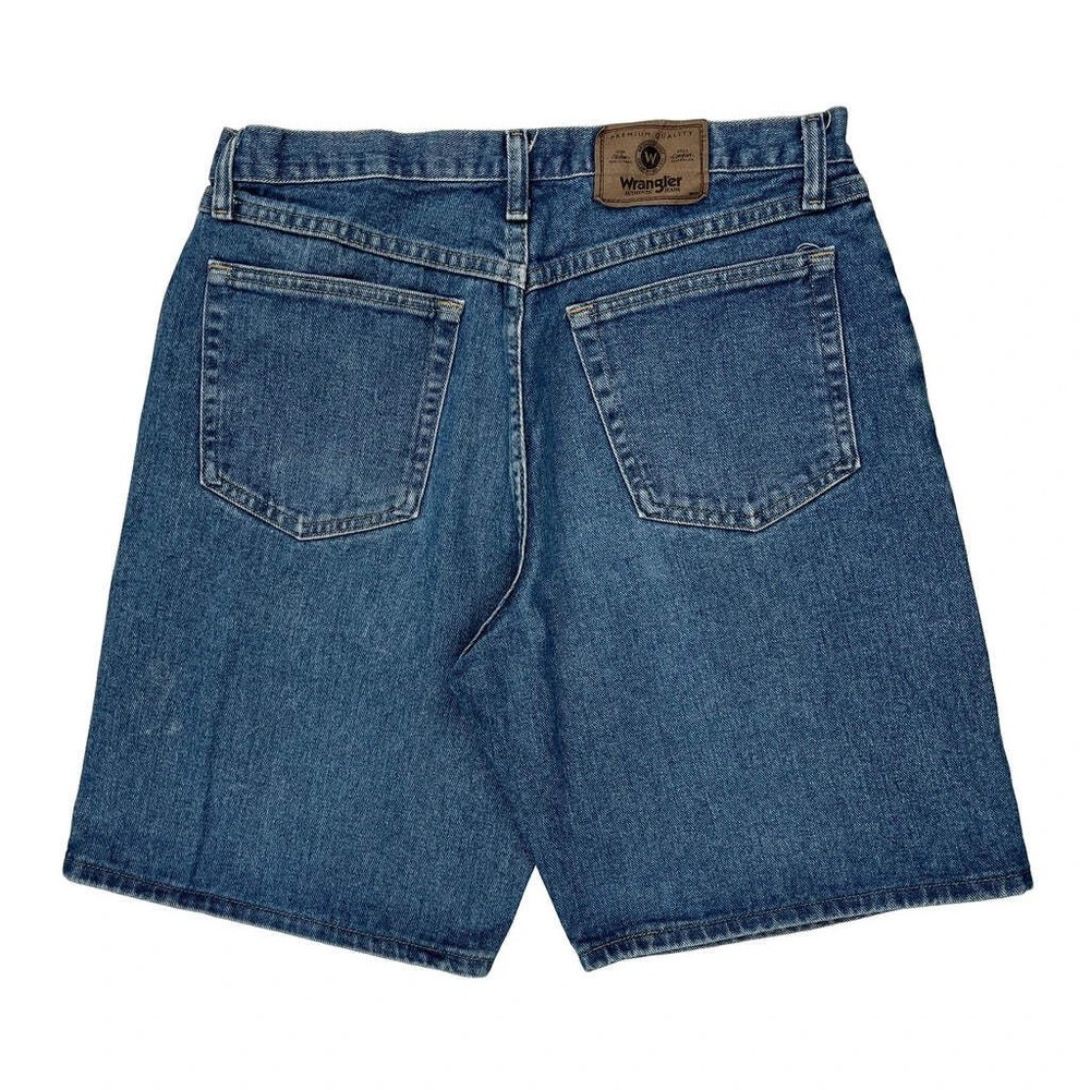 Wrangler Denim Shorts - 33W 10L Blue Cotton