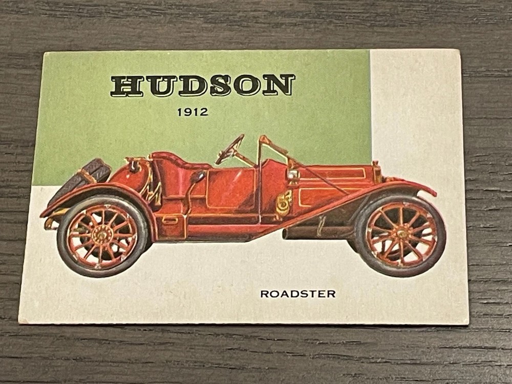 1954 Topps World on Wheels Hudson Roadster 1912 #128