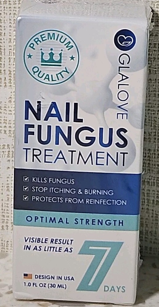 Glalove Extra Strength Nail Fungus Treatment Renews Damaged Toenails 1 oz