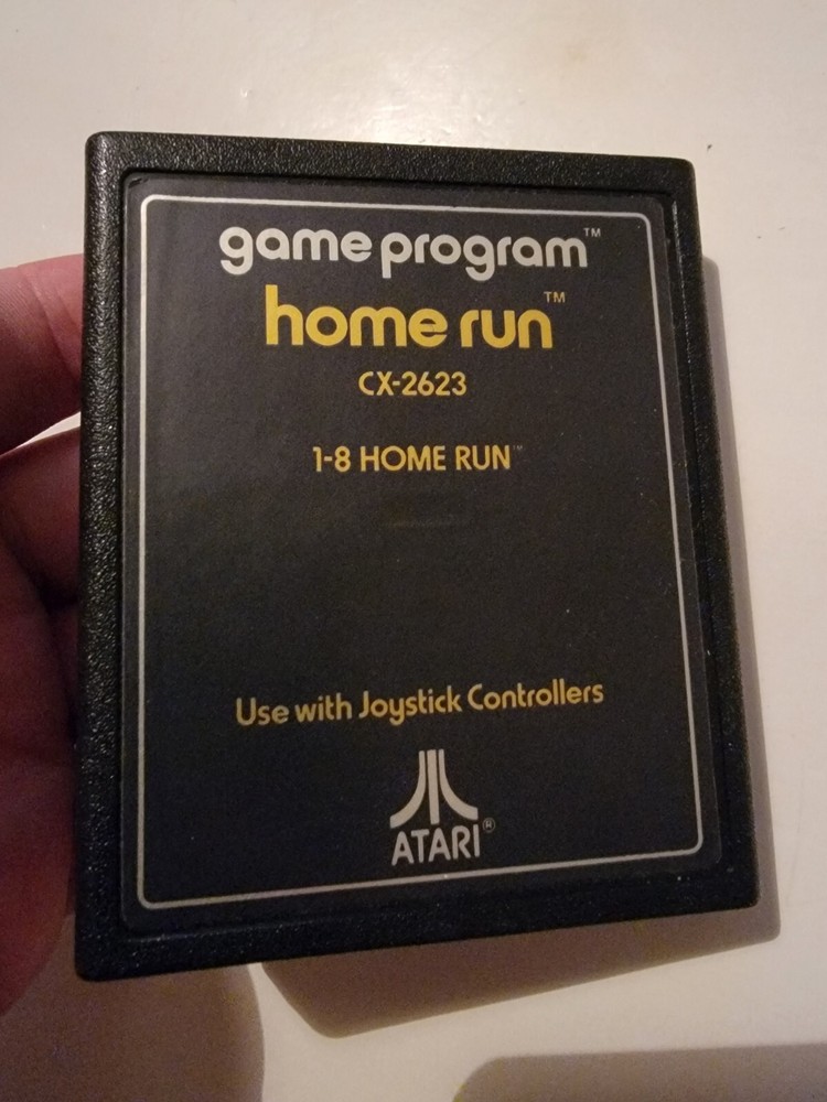 Atari 2600 Video Game Program Home Run (Atari 2600, 1978) CX2623 Vintage
