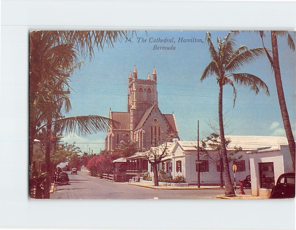 Postcard The Cathedral Hamilton Bermuda British Overseas Territory