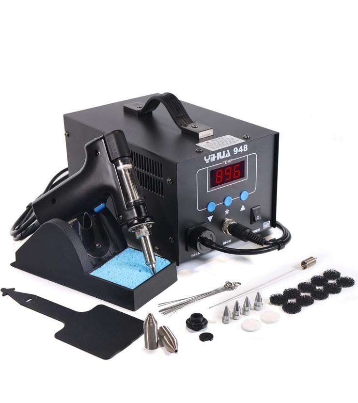 YIHUA 948 Standard Desoldering Station, 80W, with Auto Shutoff, Variable Precise