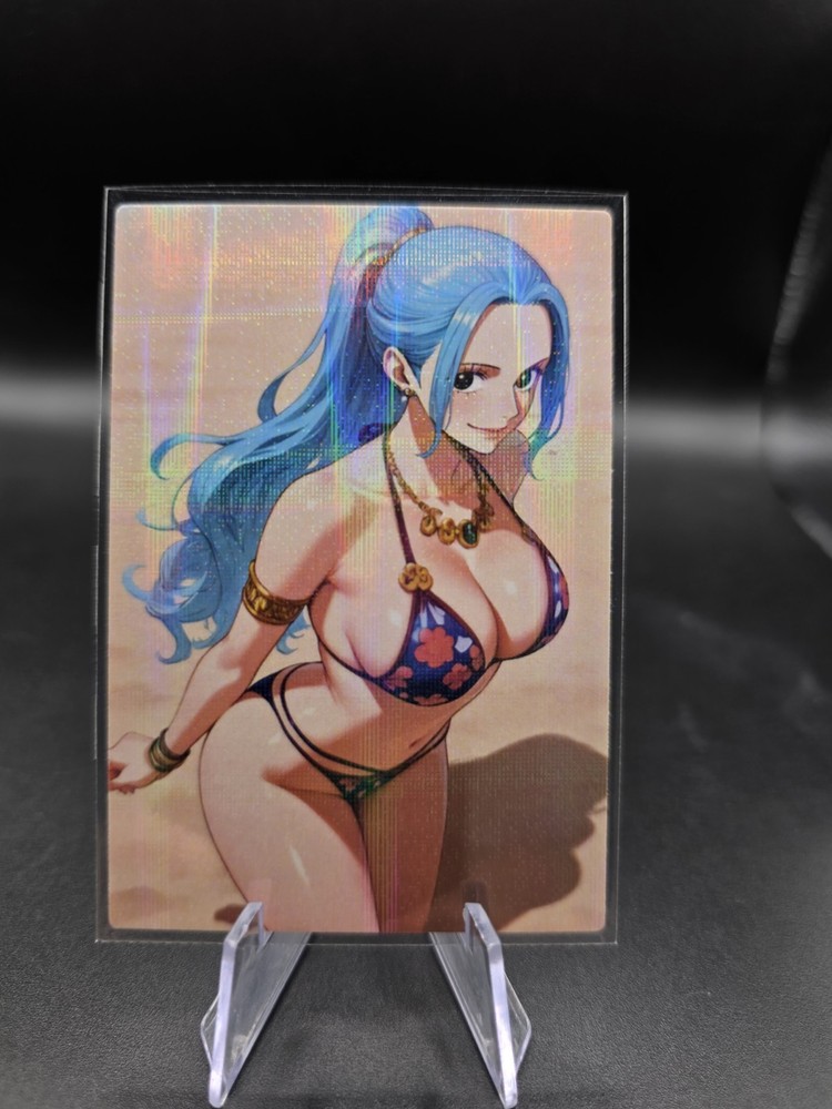 Vivi Nefeltari One Piece Holographic Anime Collectible Trading Card