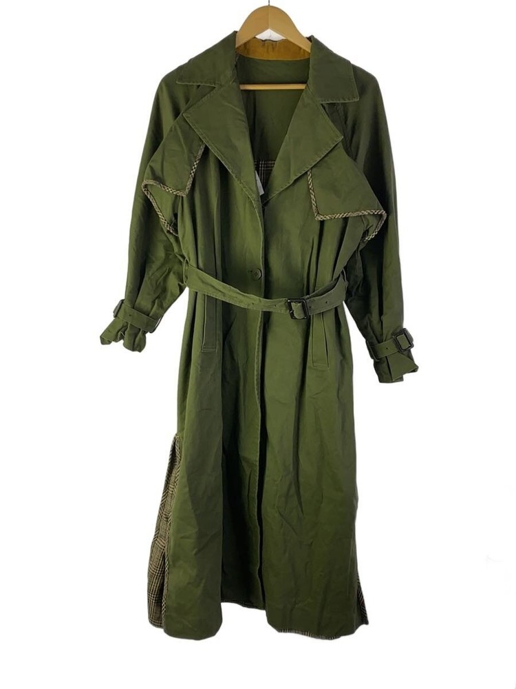 Ameri Trench Coat/Free/Polyester/Grn/0181770050 60301