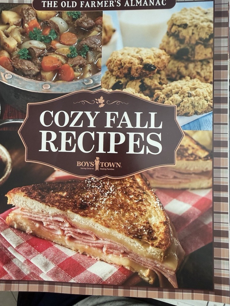 The Old Farmers Almanac Fall Harvest Cozy,Fall Recipes,  Backyard Birds & Butter