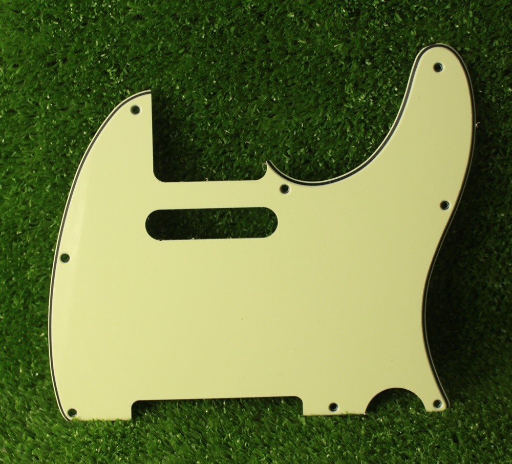 Telecaster Pickguard For Vintage 60s USA Fender Tele - Mint Green Wide Bevel