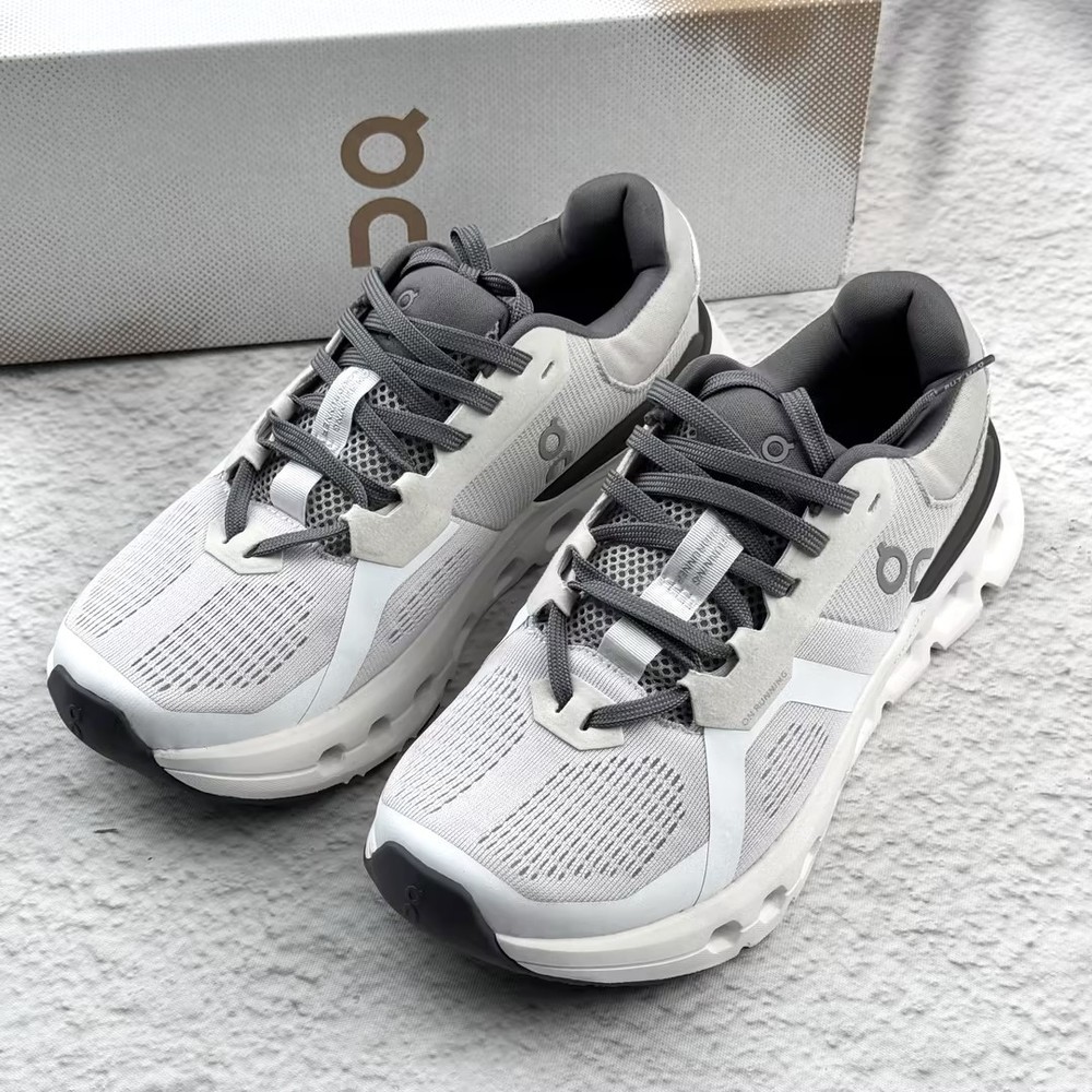 ON Cloudrunner 2 Frost White Women's Running Shoes Cushion Comfort Sneaker