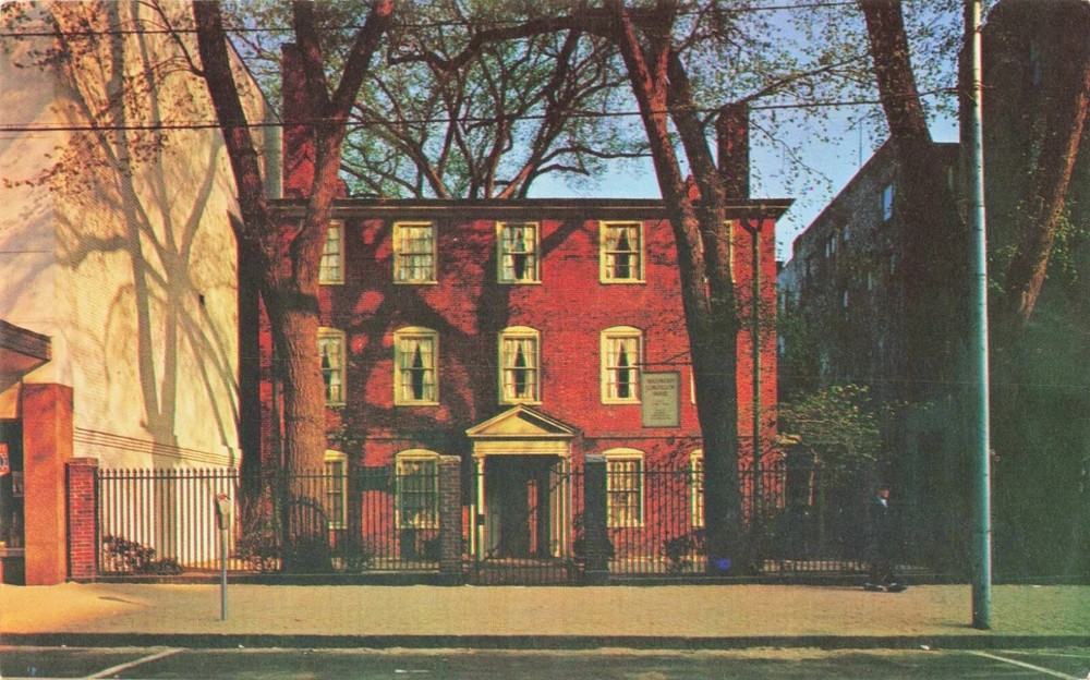 The Wadsworth Longfellow House - Portland Maine ME - Postcard
