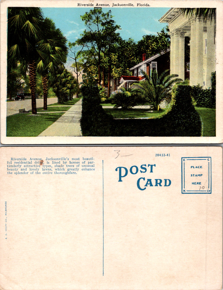 Old Vintage Postcard