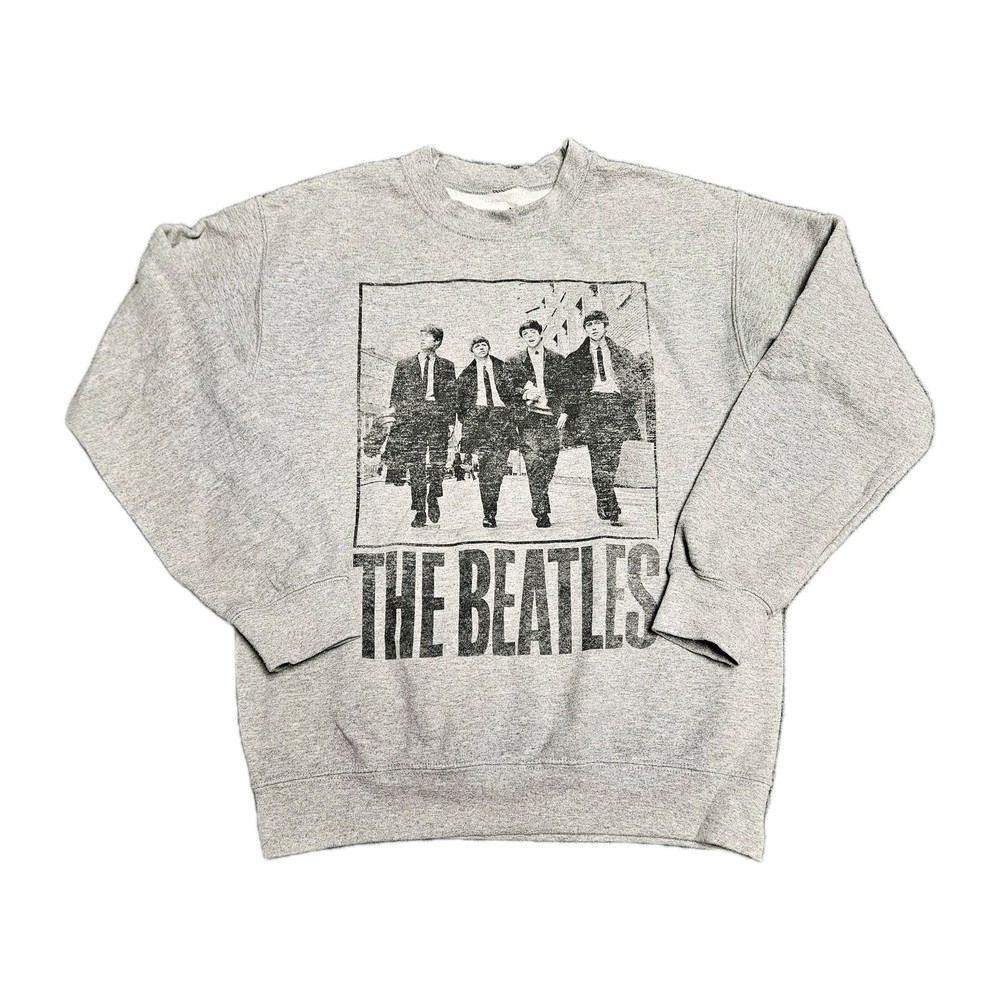 The Beatles Women's Sweatshirt Gray Crewneck Size Small Long Sleeve 2019