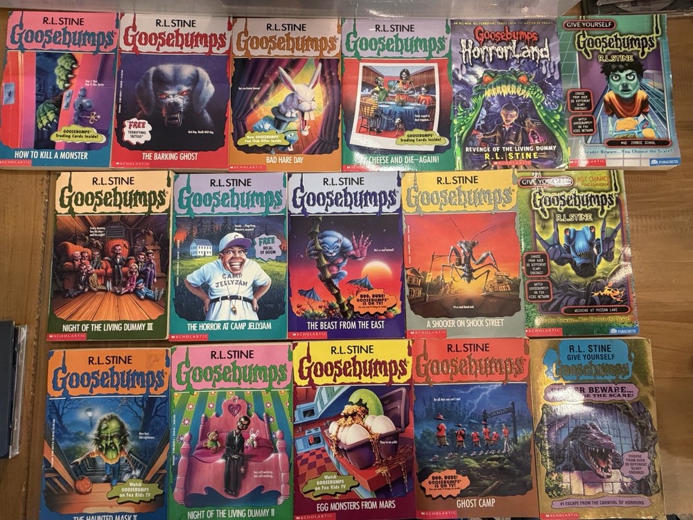 Goosebumps First Editions/prints OG Lot Of 16. Haunted Mask II Shocker dummy 3