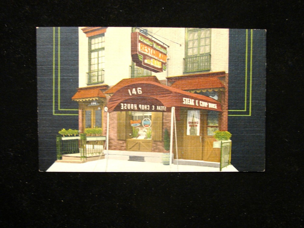 Vtg Linen Postcard 