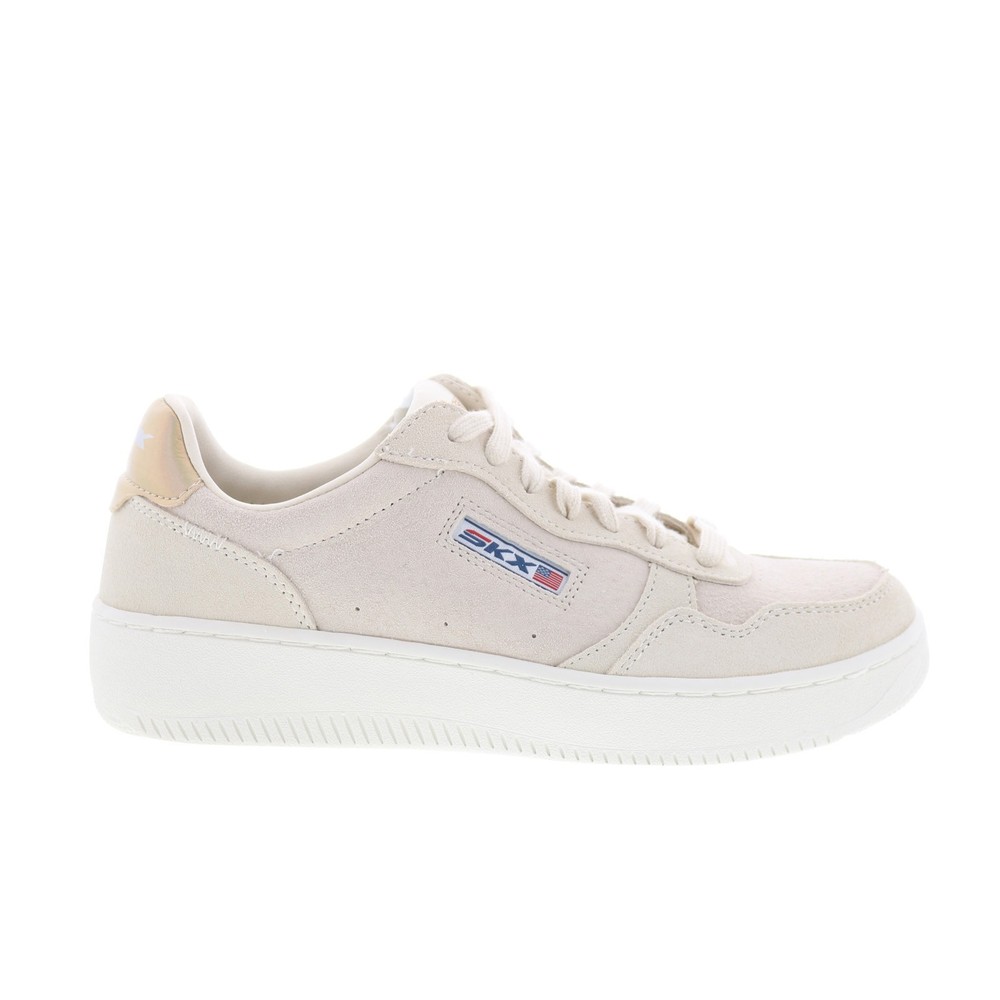 Skechers Sport Court 2.0 - Smooth Sparkle Womens Beige Sneakers Shoes