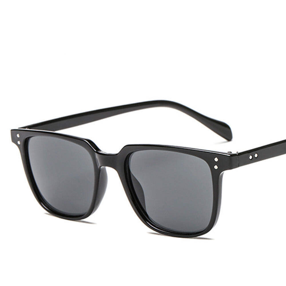 Unisex Square Frame Sunglasses with Enhanced High-Definition Lenses for Superior