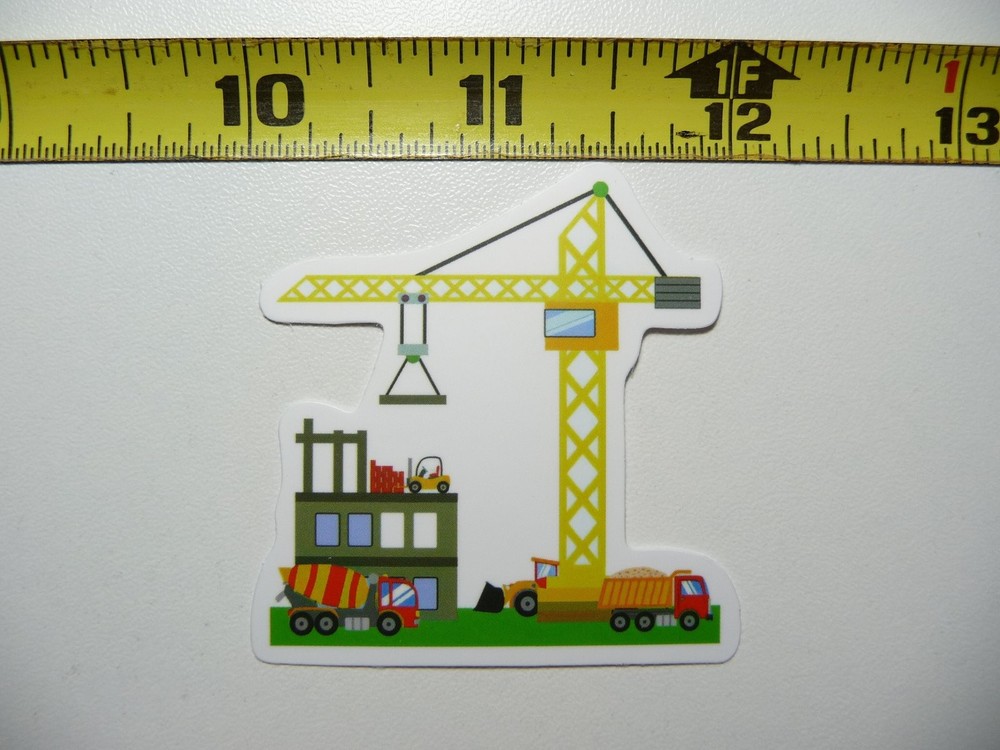Funny Construction Site Vehicle Decal Sticker for Trucks & Equipment