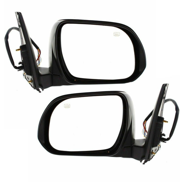For 10-13 4Runner Rear View Mirror Power Heated w/Signal & Puddle Lamp SET PAIR
