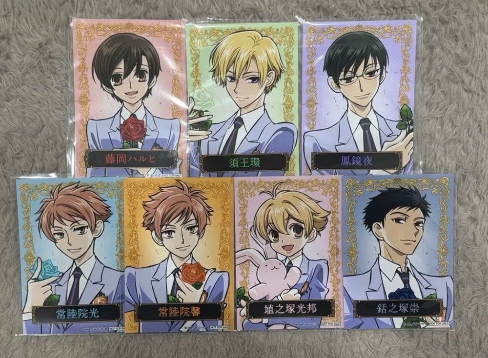 Ouran High School Host Club Trading Bromide 7 Pc Set Animate 20th Anniversary