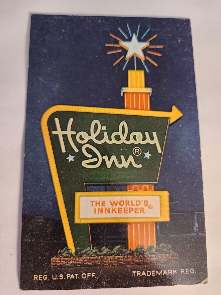 NOS HOLIDAY INN HOTEL NEW PORT RICHEY FL Buccaneer Lounge Vtg Postcard Unposted