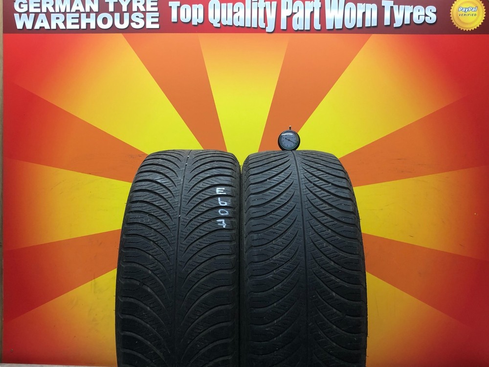 215 55 17 Goodyear Vector4Season 2155517 Part Worn All Season x2 (E607)LOW GRADE