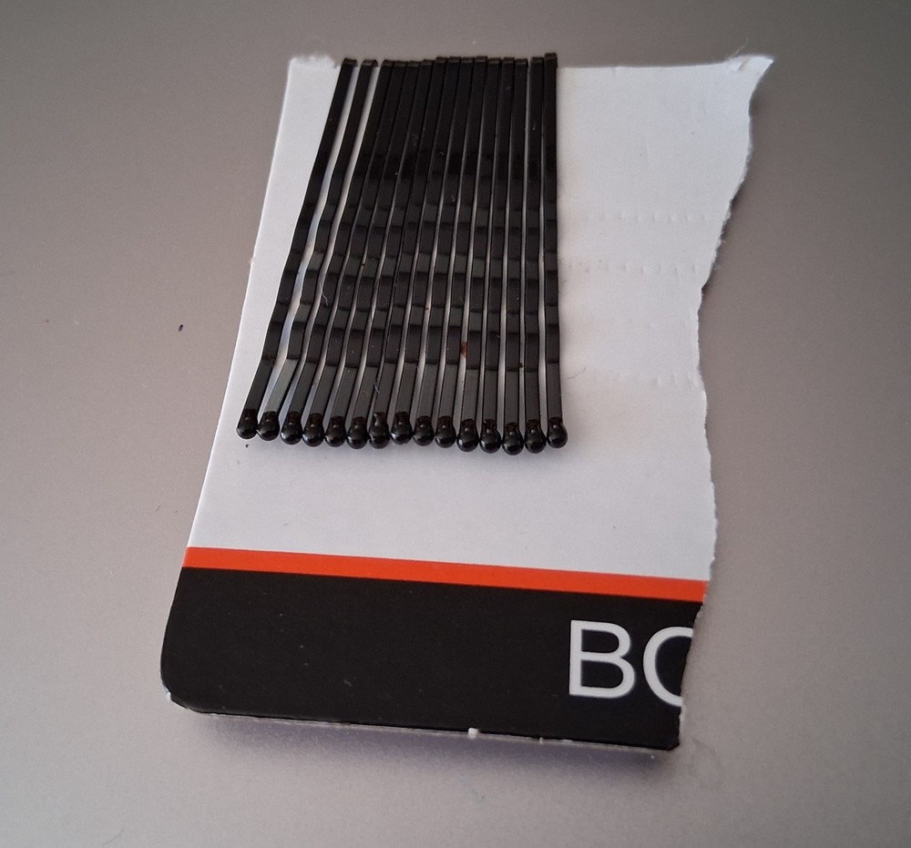 Black Bobby Pins for Hair - Strong Grip & Stylish Hold