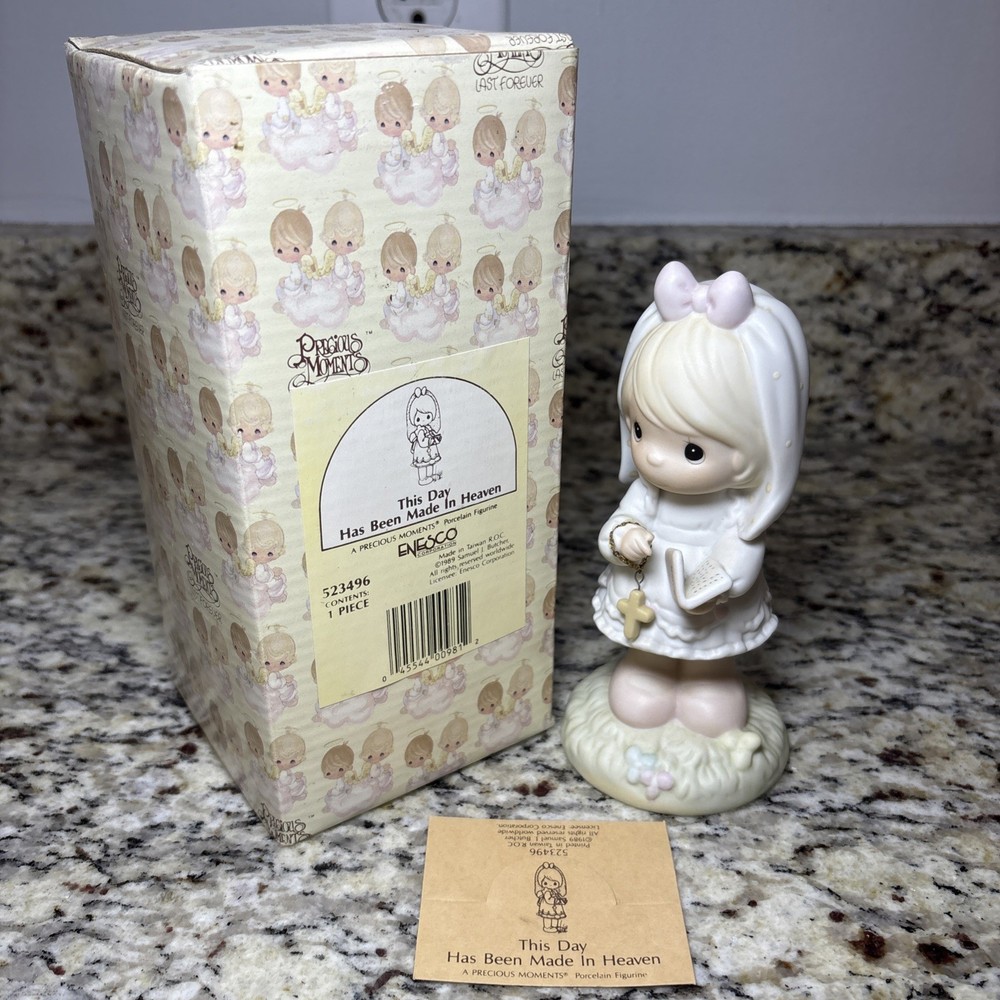 Precious Moments: “ This Day Has Been Made In Heaven” #523496 w/ Box