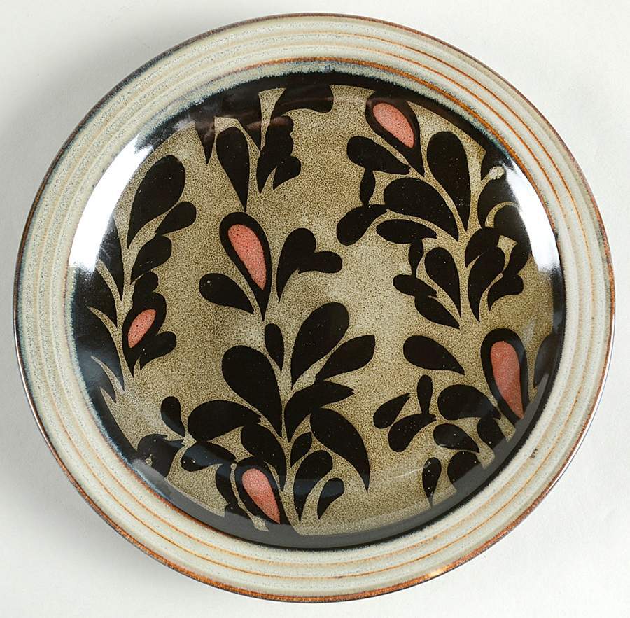 Sango Salerno Black Salad Plate 9620743