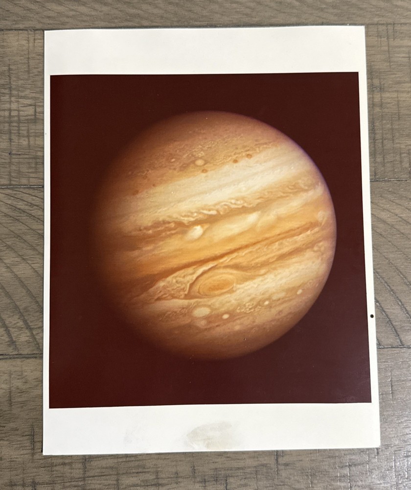 NASA JPL Voyager 1 Jupiter Great Red Spot Vintage 1979 Kodak Press Image