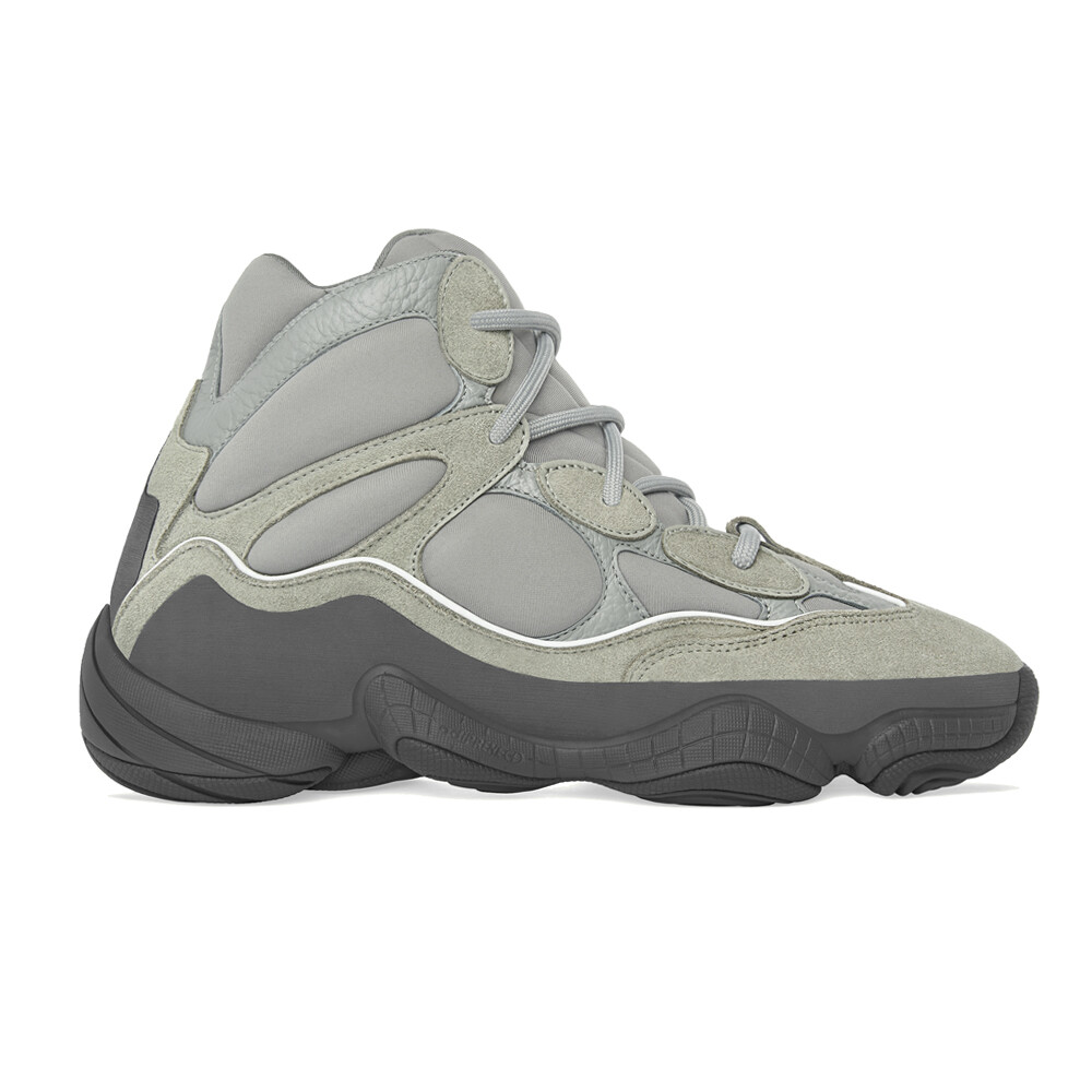 adidas  Yeezy 500 High Top  Mens Grey Sneakers Casual Shoes GY0393