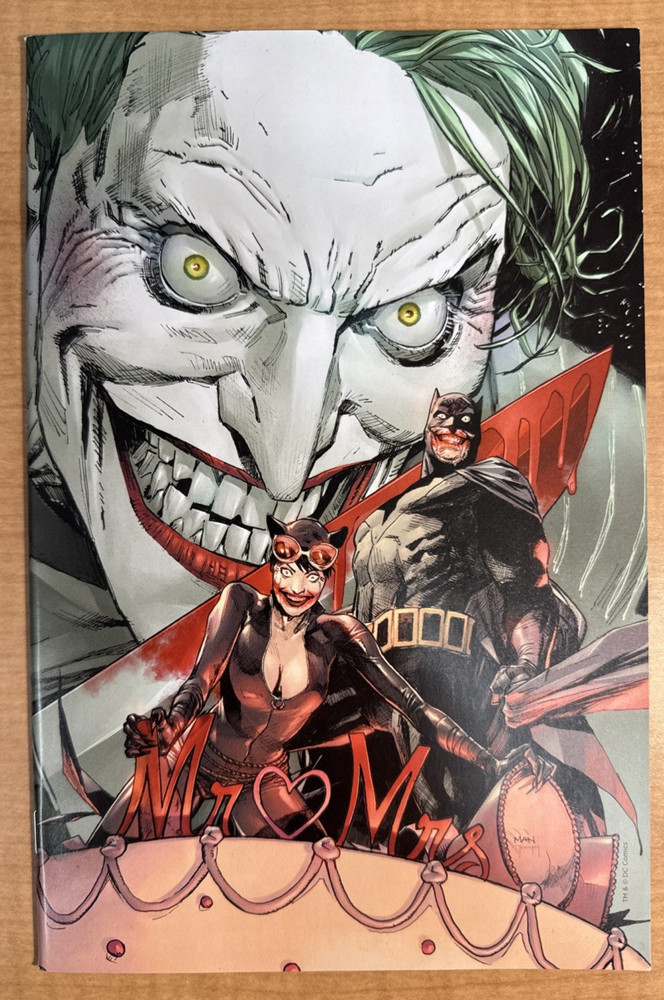 Batman #50 - Clay Mann VIRGIN BLOODY Wedding of Batman/Catwoman Variant • NM