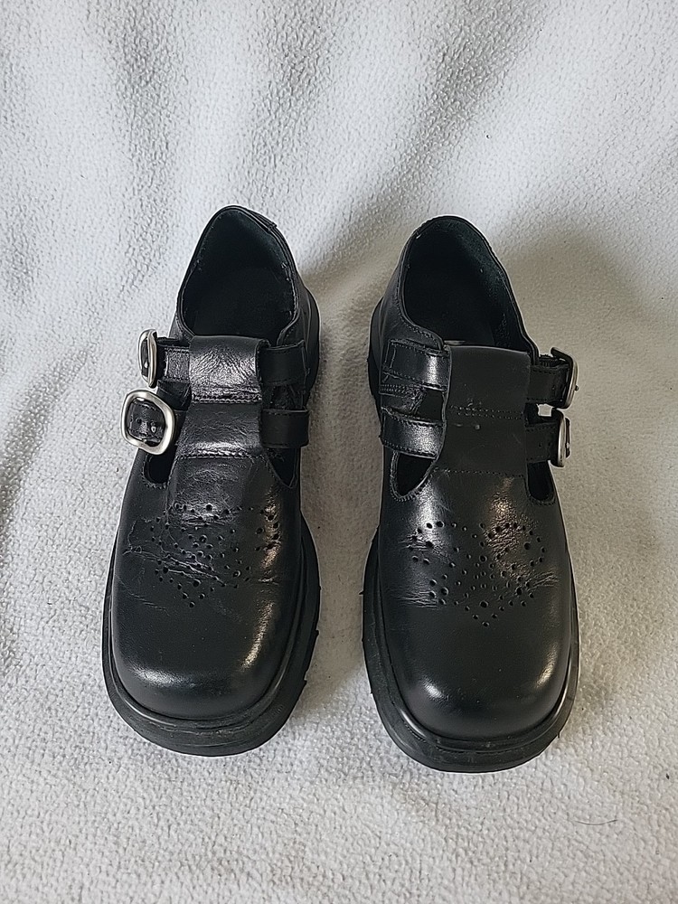 Dr. Martens Made in England Vintage Mary Jane Platforms Black Women's  US 7.5