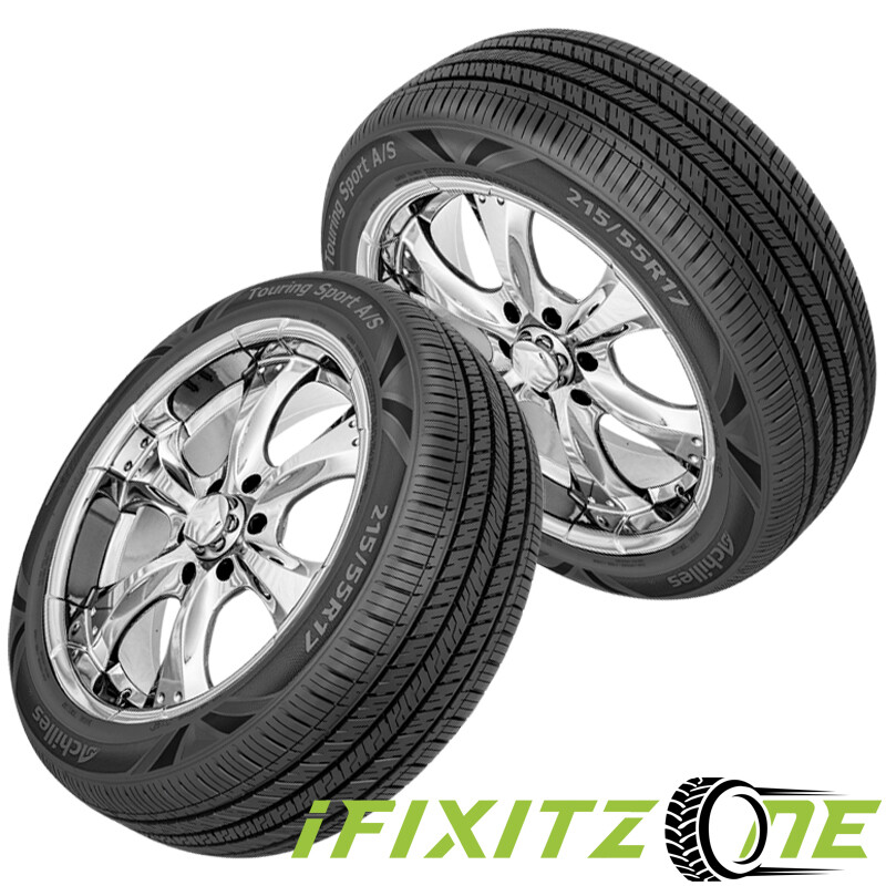 2 Achilles Touring Sport AS 235/45R17 94V Tires, 440AA, All Season, 55000 MILE-image
