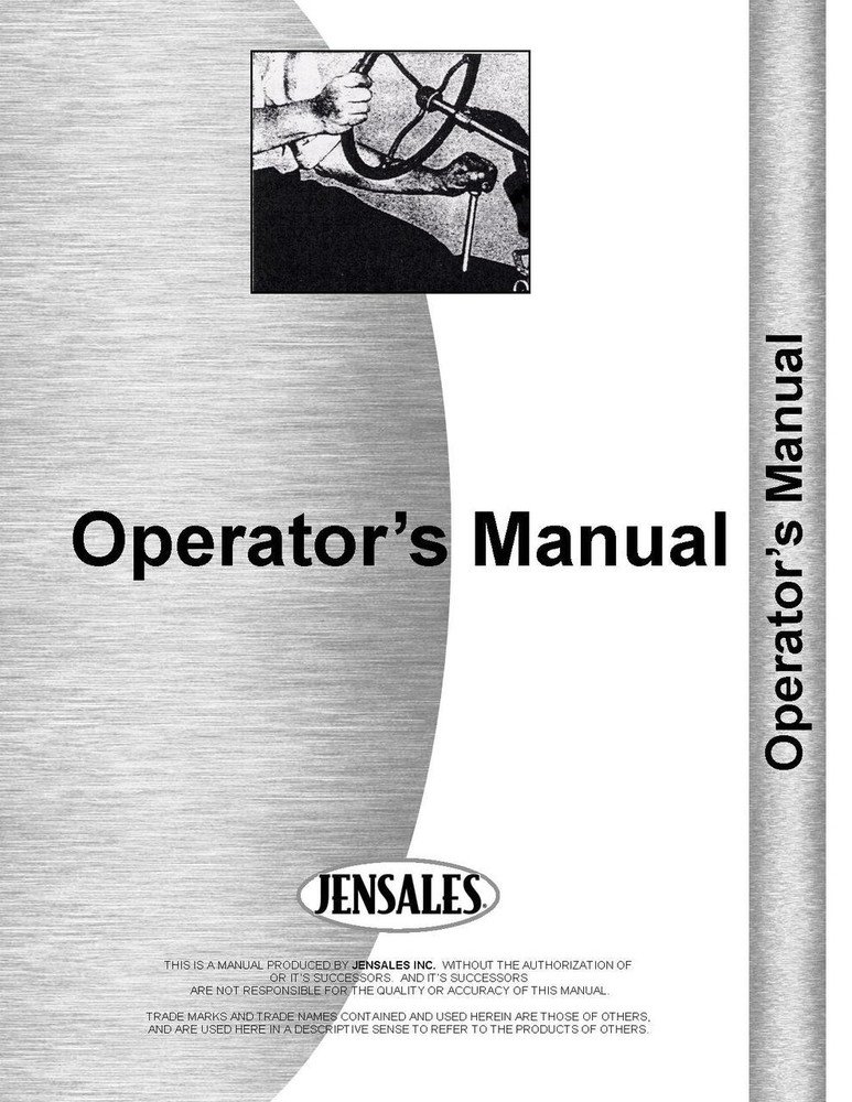 Massey Harris 444 Diesel with APE Pump Tractor Operators Manual MH-O-444APE