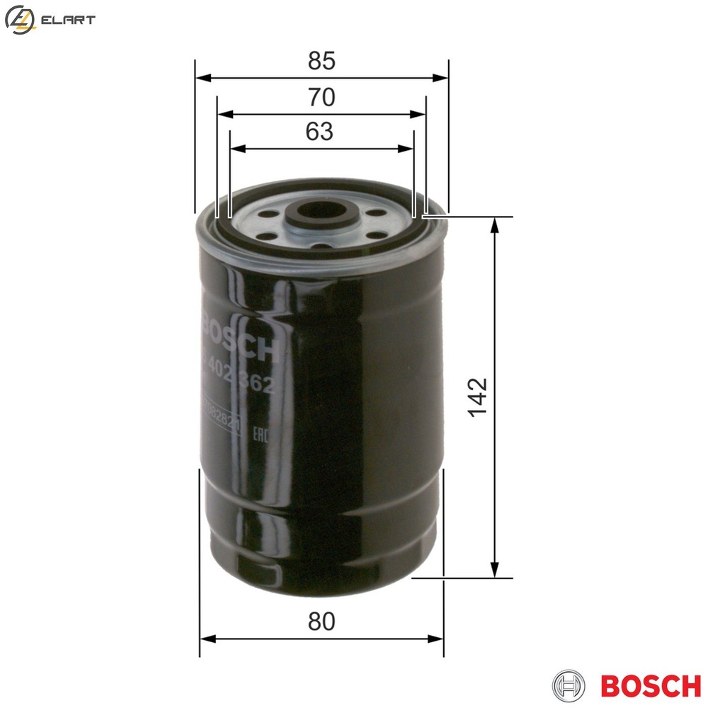 FUEL FILTER F 026 402 362 FOR HYUNDAI GRAND/SANTA/FÉ i40/Kombi/Van/CW i30  KIA