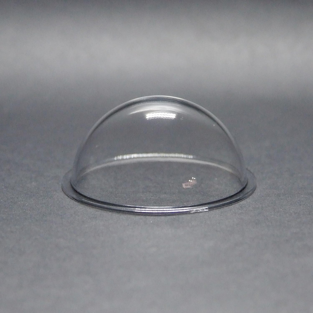 KAYNEY Acrylic Dome with Flange Clear Plastic Hemisphere � Transparent Case Fo