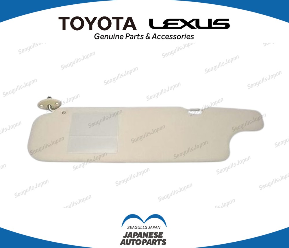 TOYOTA OEM RHD Land Cruiser 70 FJ70 BJ70 Left Sun Visor Ivory 74320-60300-A0